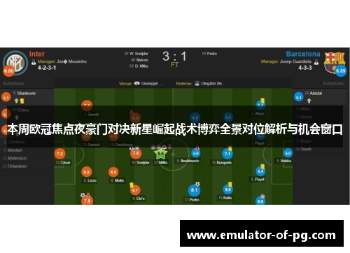 本周欧冠焦点夜豪门对决新星崛起战术博弈全景对位解析与机会窗口